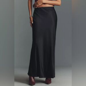 Anthropologie Silky Maxi Skirt